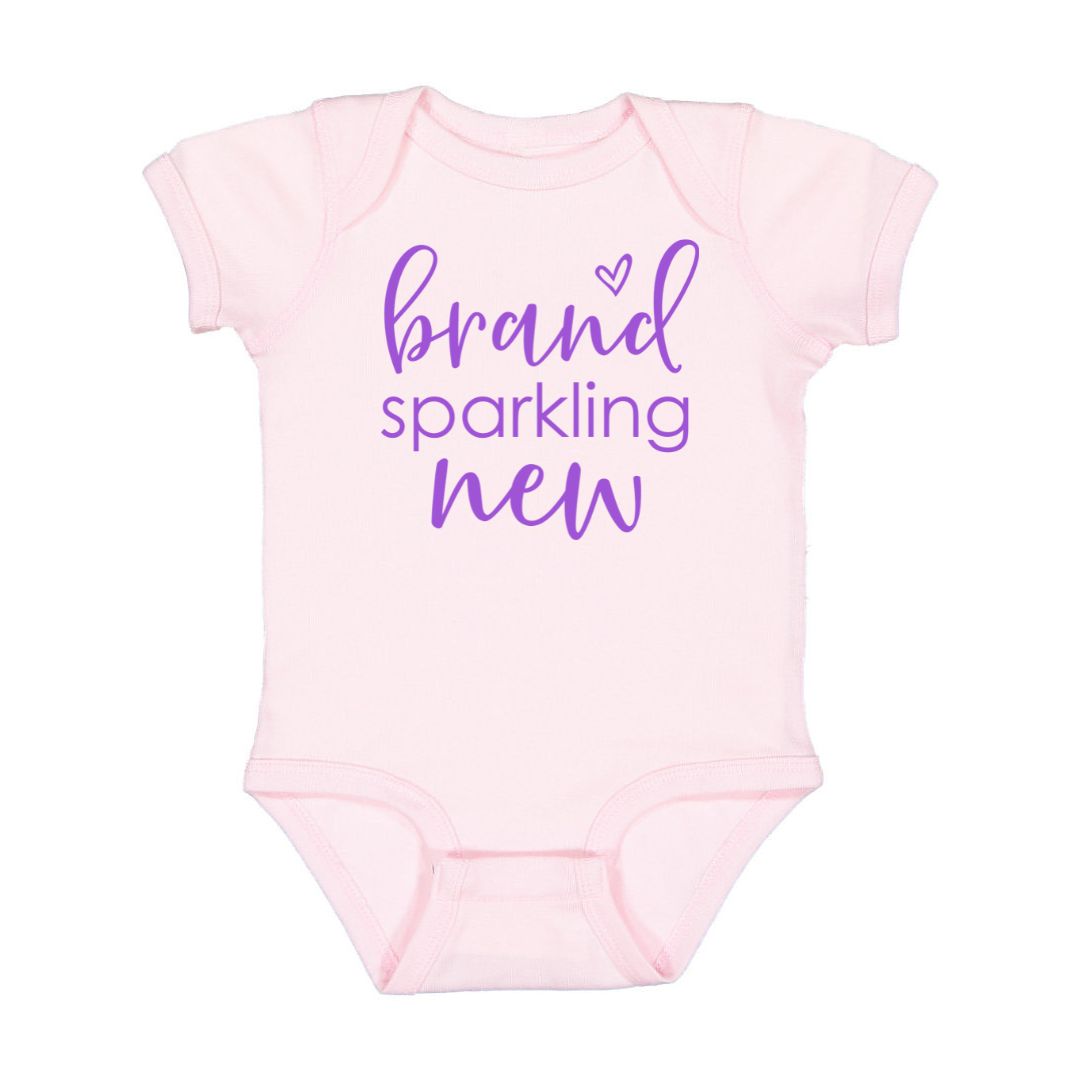 Brand Sparkling New Short Sleeve Bodysuit - Ballet