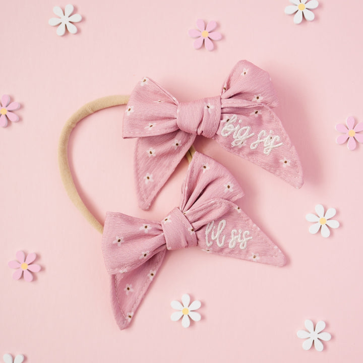 Lil Sis Bow Baby Headband