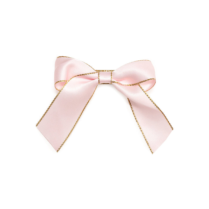 Holiday Blush Coquette Bow Clip