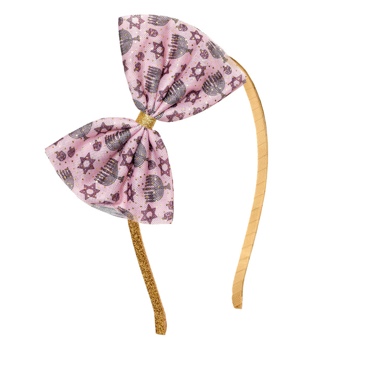 Hanukkah Tulle Bow Headband