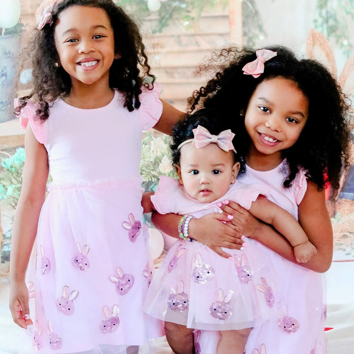 Pink Dream Bow Baby Headband