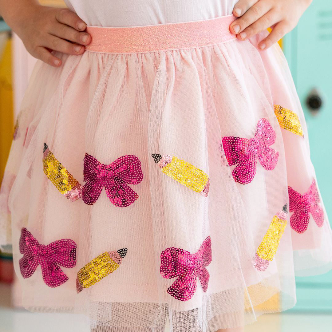 Back to School Cutie Sequin Tutu - Slightly Imperfect