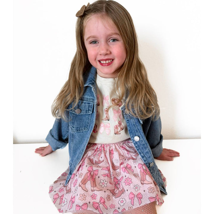 Bronze Glitter Heart Clip