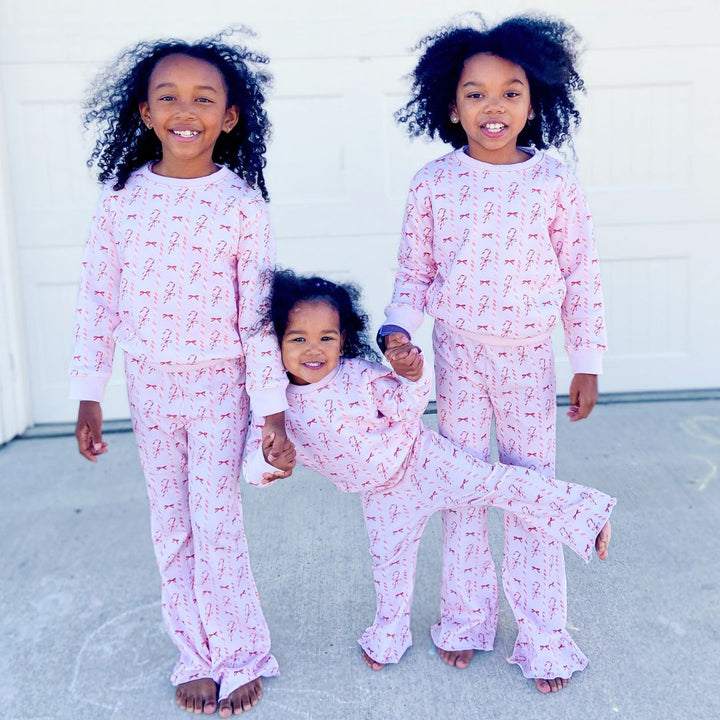 Candy Cane Lane Christmas Flare Legging