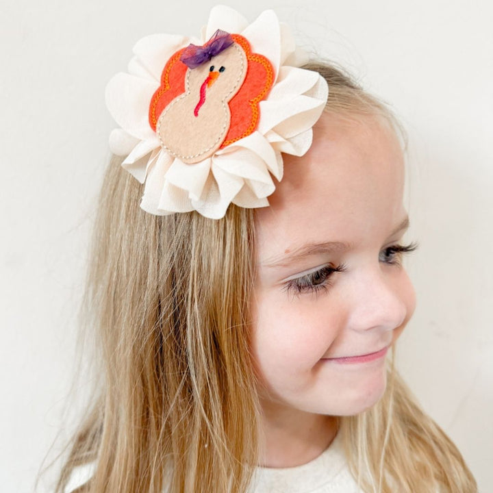 Chiffon Turkey Thanksgiving Clip
