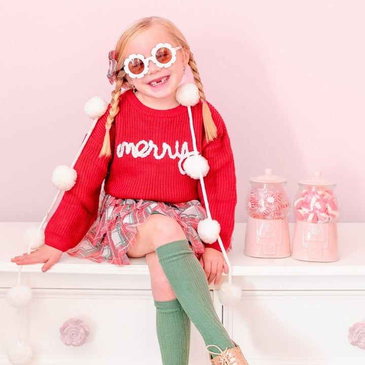 Merry Christmas Knit Sweater - Slightly Imperfect
