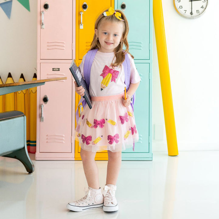 Back to School Cutie Sequin Tutu - Slightly Imperfect