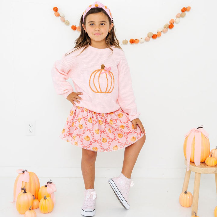 Coquette Pumpkin Gemstone Headband