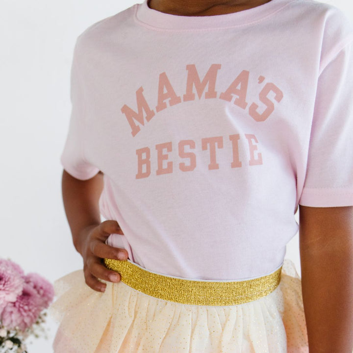 Mama's Bestie Short Sleeve T-Shirt - Ballet