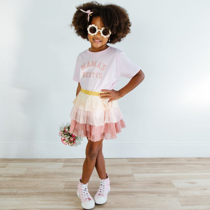 Mama's Bestie Short Sleeve T-Shirt - Ballet