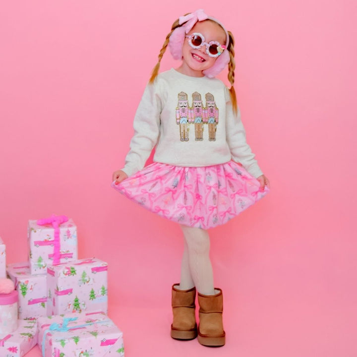 Pink Velvet Pearl Bow Clip