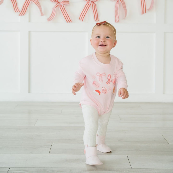 Red Glitter Bow Baby Headband