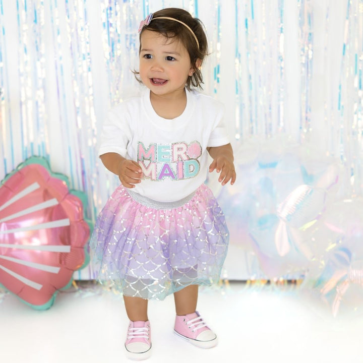 Sparkling Mermaid Bow Baby Headband