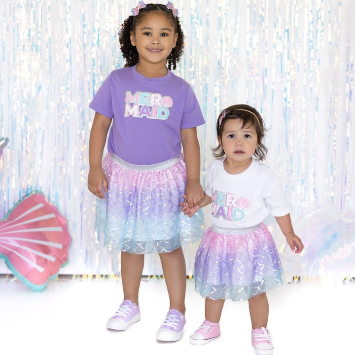 Sparkling Mermaid Bow Baby Headband