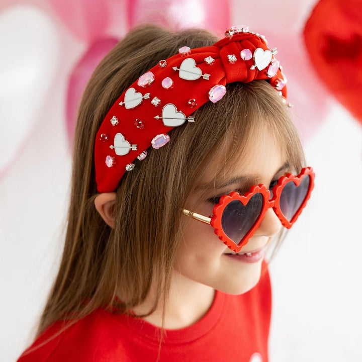Valentine's Day Gemstone Headband - Small