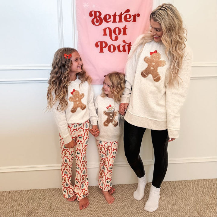 Red Glitter Bow Clip