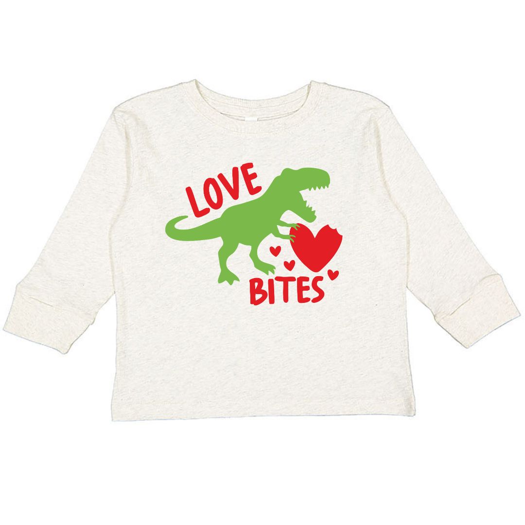 Love Bites Valentine's Day Long Sleeve Shirt - Natural