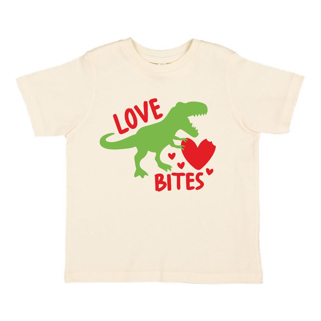 Love Bites Velociraptor Dinosaur T-Shirt For Valentine's Day Love Bites Velociraptor Dinosaur T-Shirt For Valentine's Day