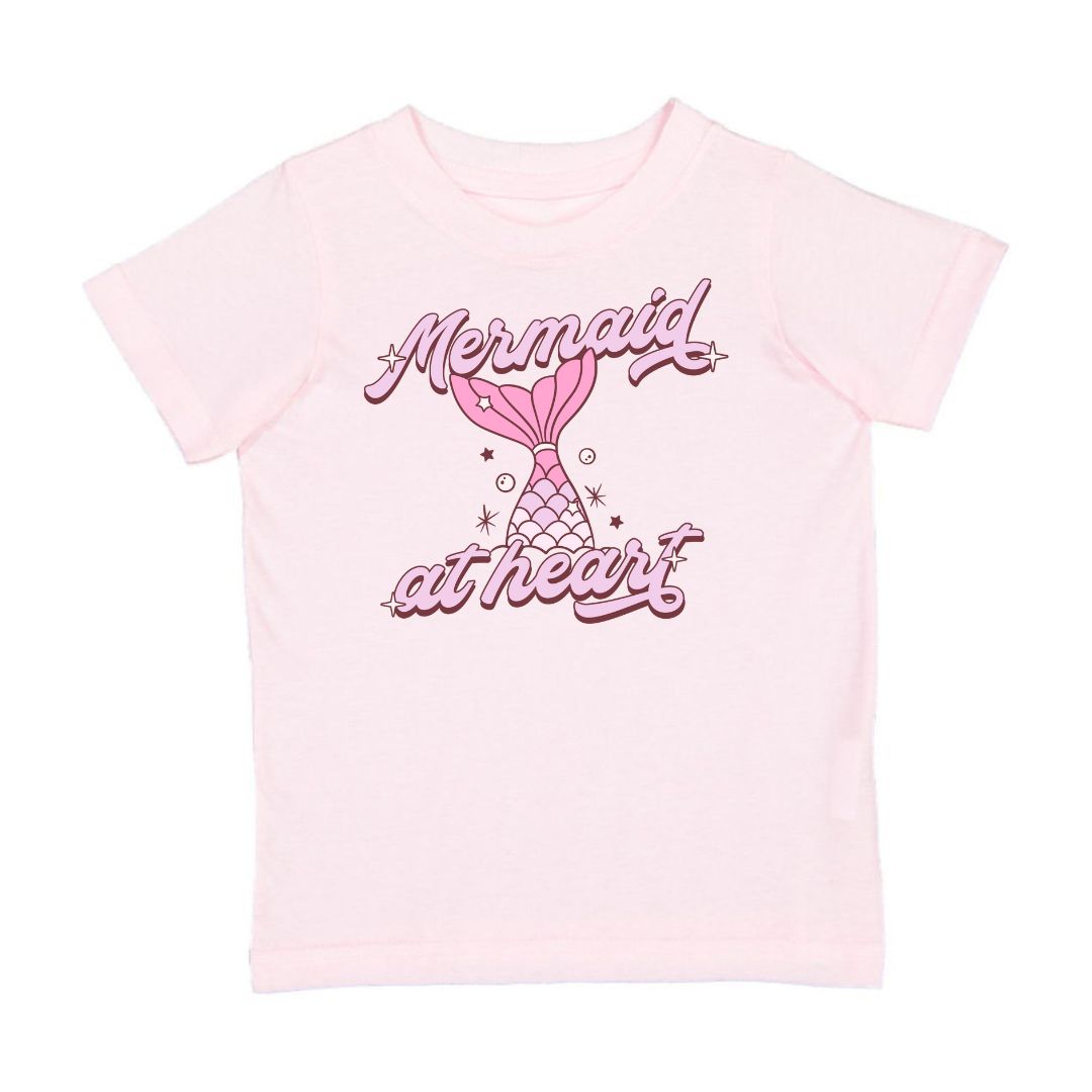 Mermaid At Heart Short Sleeve T-Shirt - Ballet