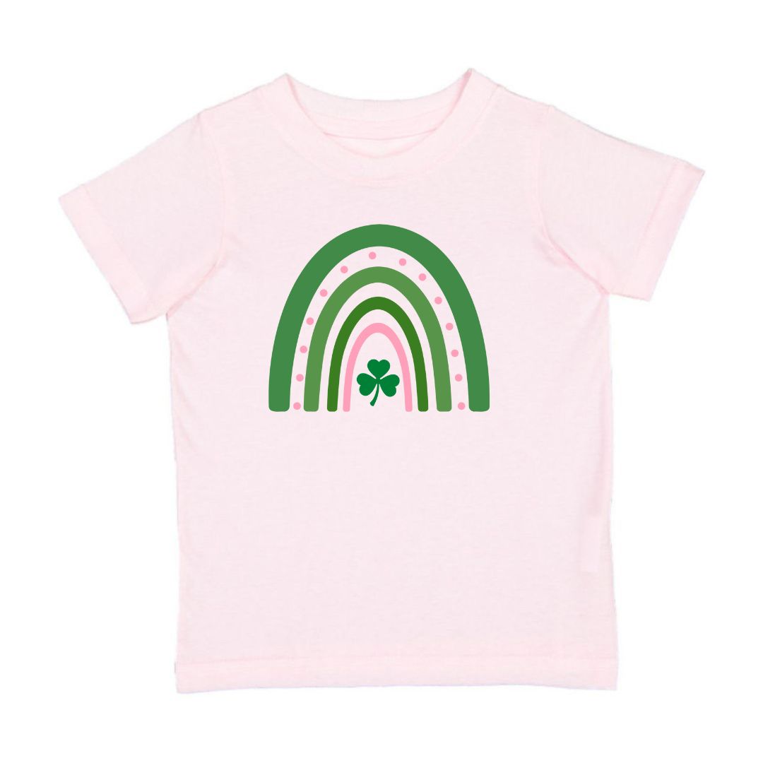 Rainbow Shamrock St. Patrick's Day Short Sleeve T-shirt - Ballet