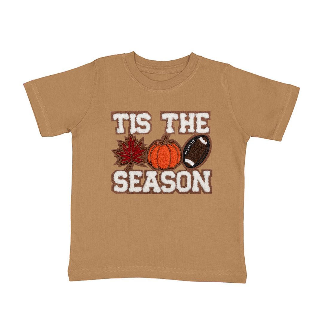 Tis The Season Pumpkin Patch Short Sleeve T-Shirt - Mocha