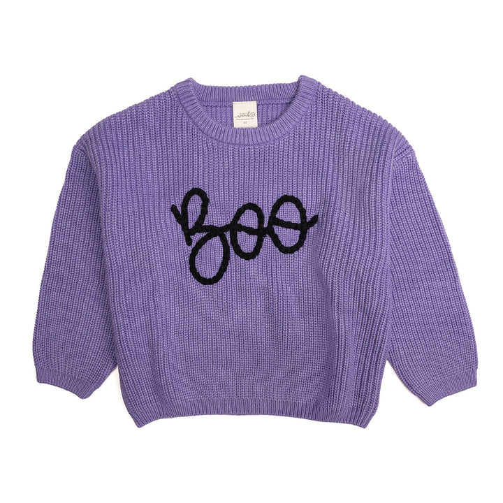 Boo Halloween Knit Sweater