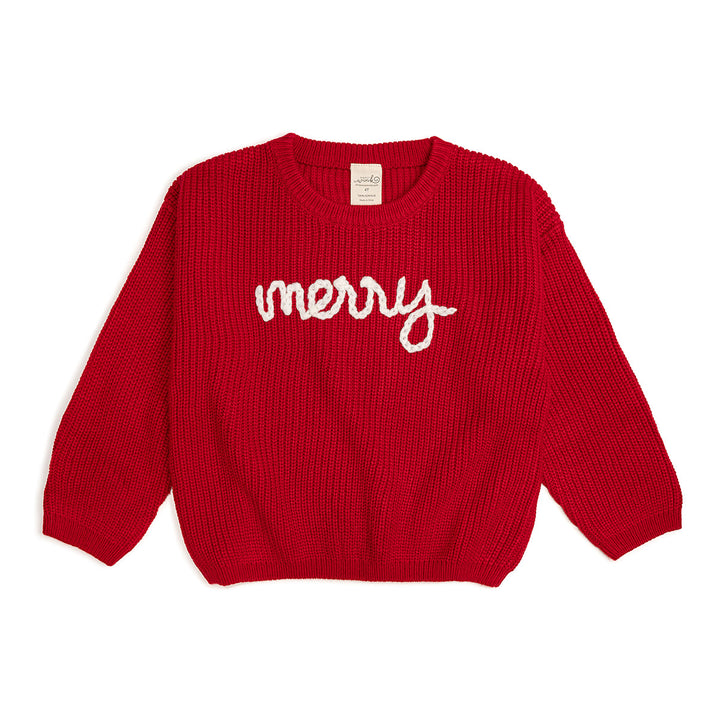 Merry Christmas Knit Sweater - Slightly Imperfect