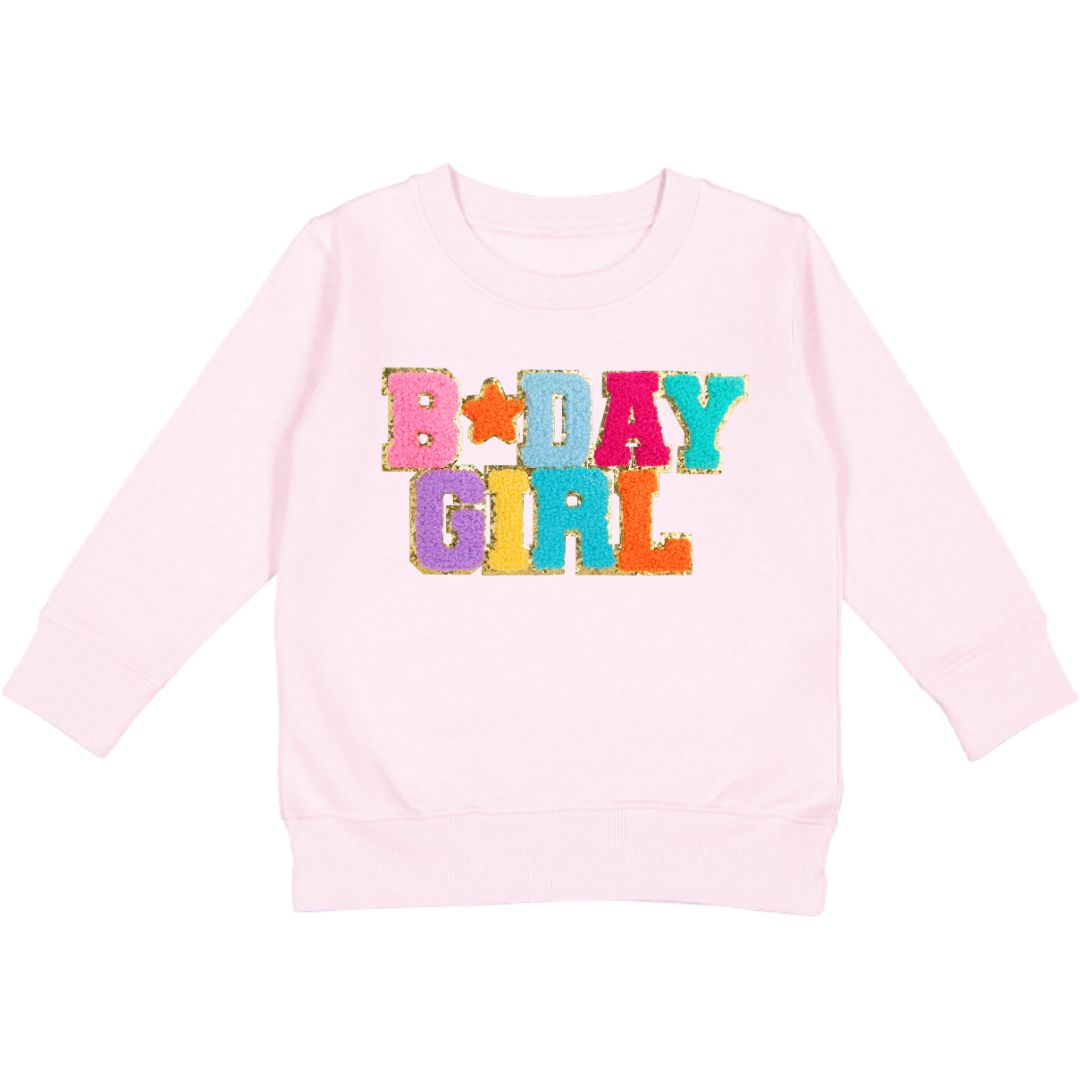 Birthday Girl Patch Sweatshirt - Ballet