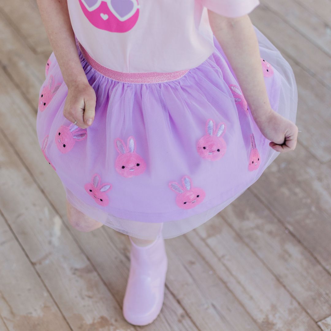 Lavender Sequin Bunny Easter Tutu