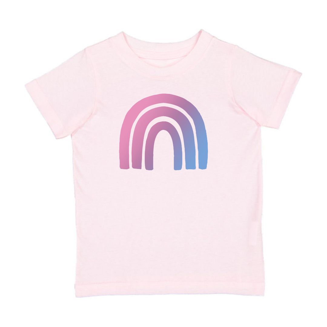 Rainbow Doodle Short Sleeve T-Shirt - Ballet