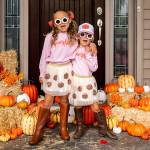 Pumpkin Sweatshirt - Pink