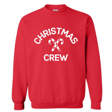 Load image into Gallery viewer, Christmas Crew Adult Sweatshirt - Red
