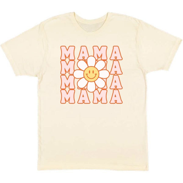 Mama Daisy Adult Short Sleeve T-Shirt - Natural