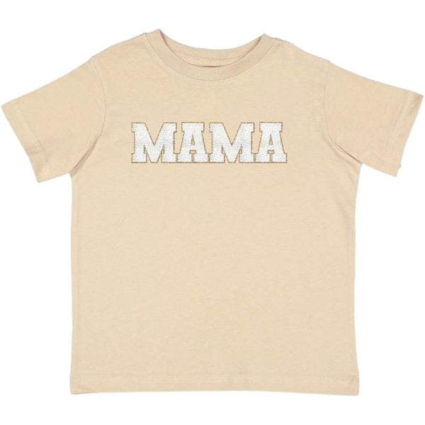 Mama Patch Adult Short Sleeve T-Shirt - Latte