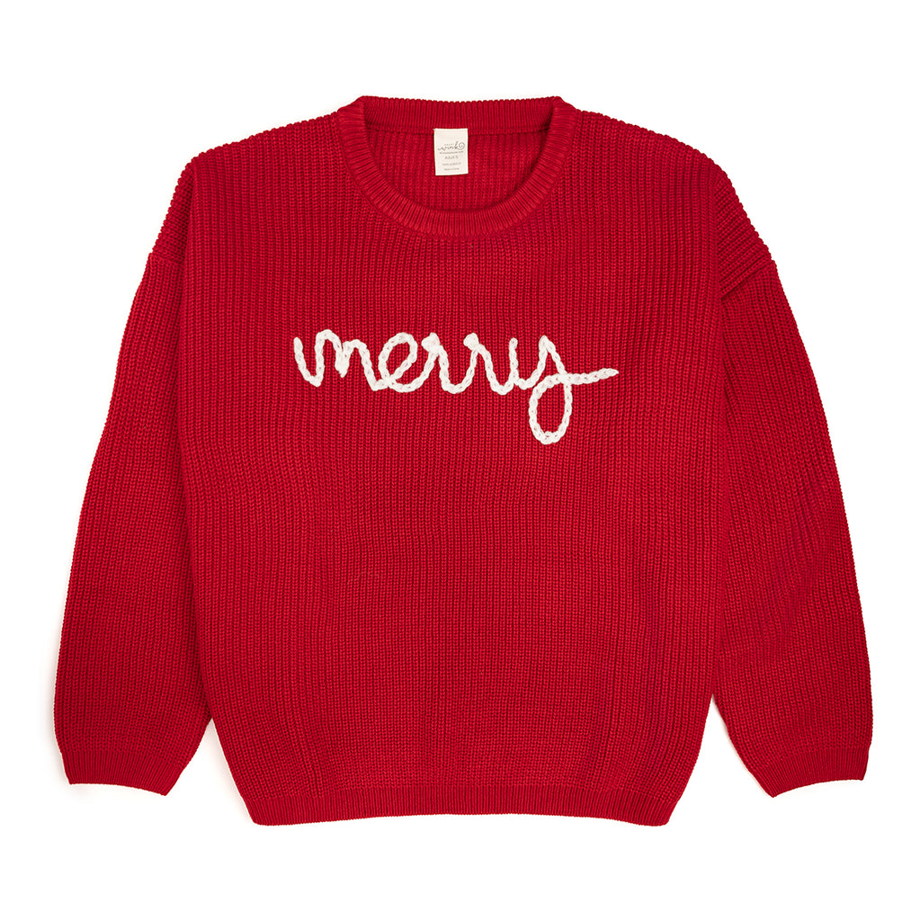 Merry Christmas Knit Women's Sweater – Sweet Wink