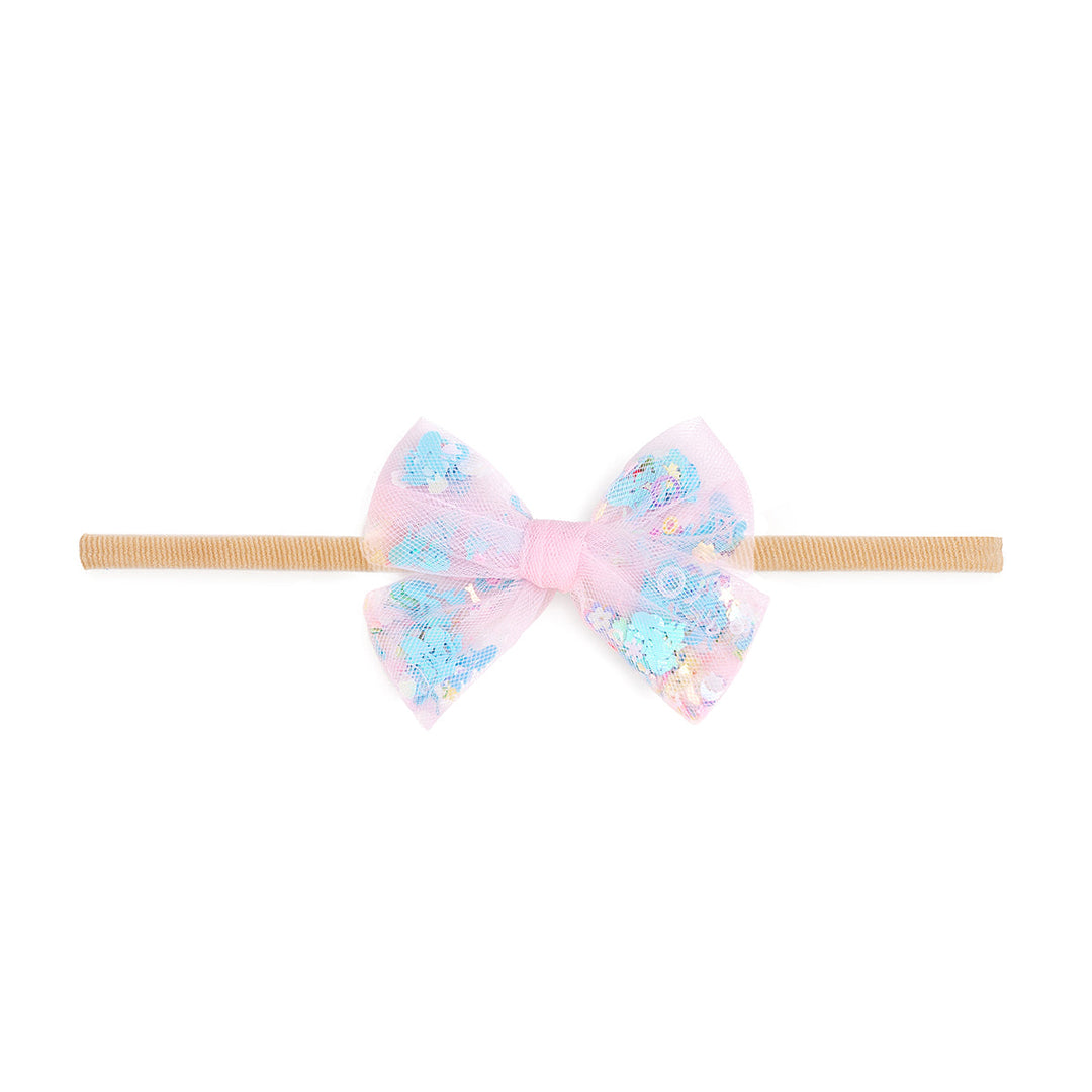 Mermaid Sequin Bow Baby Headband