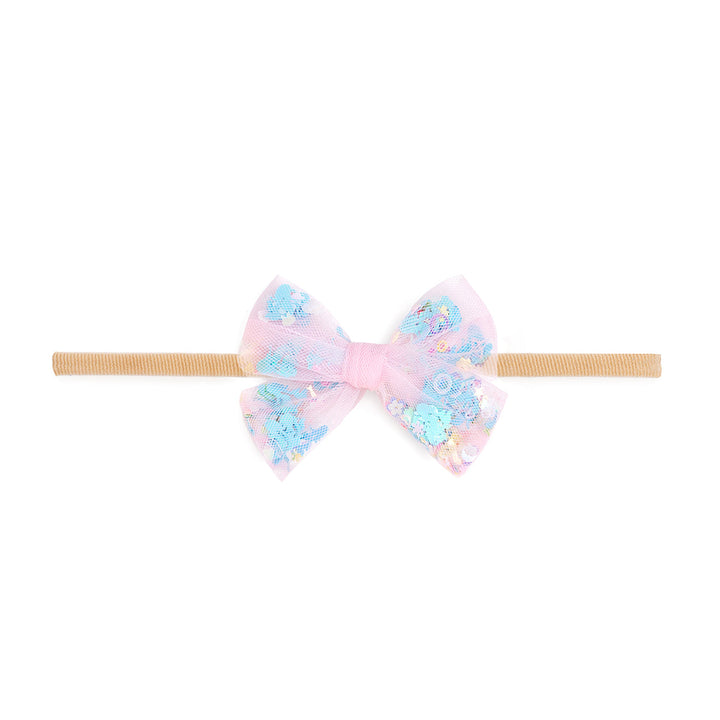 Mermaid Sequin Bow Baby Headband