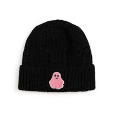Load image into Gallery viewer, Ghost Patch Halloween Beanie - Black