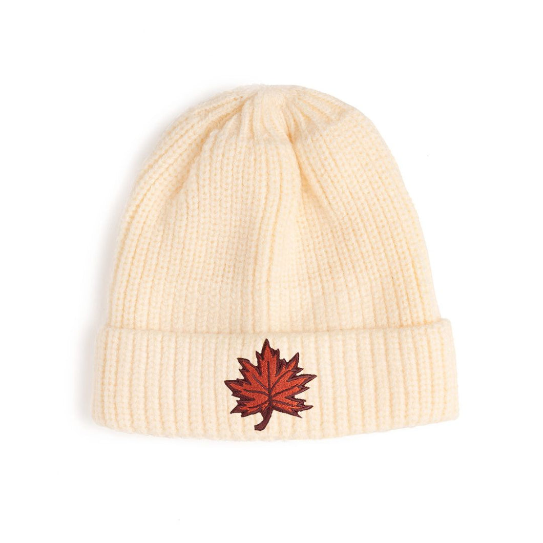 Leaf Beanie - Natural