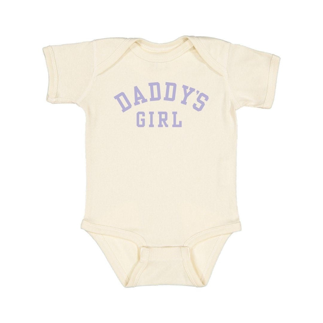 Daddy's Girl Short Sleeve Bodysuit - Natural