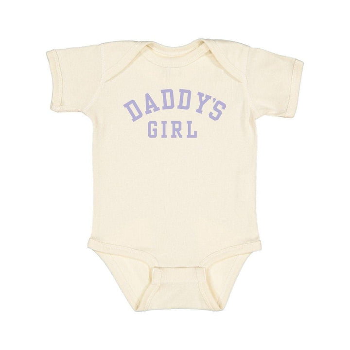 Daddy's Girl Short Sleeve Bodysuit - Natural