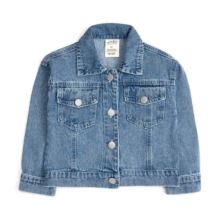 Coquette Pumpkin Sequin Patch Denim Jacket