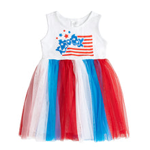 Load image into Gallery viewer, Patriotic Fairy Dress - Slightly Imperfect
