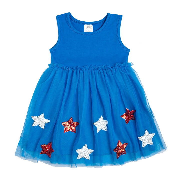Patriotic Star Tank Tutu Dress