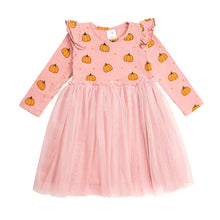 Load image into Gallery viewer, Pumpkin Blush Long Sleeve Tutu Dress