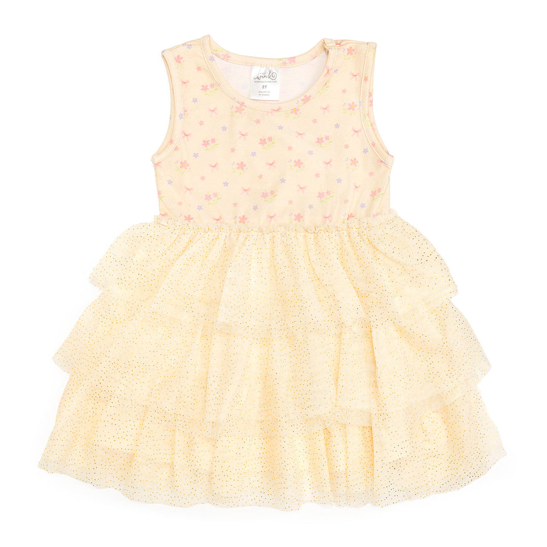 Sweet Wink | Lemon Floral Tank Top Tutu Dress, (Yellow, Size 3Y) | Maisonette Sweet Wink | Lemon Floral Tank Top Tutu Dress, (Yellow, Size 3Y) | Maisonette