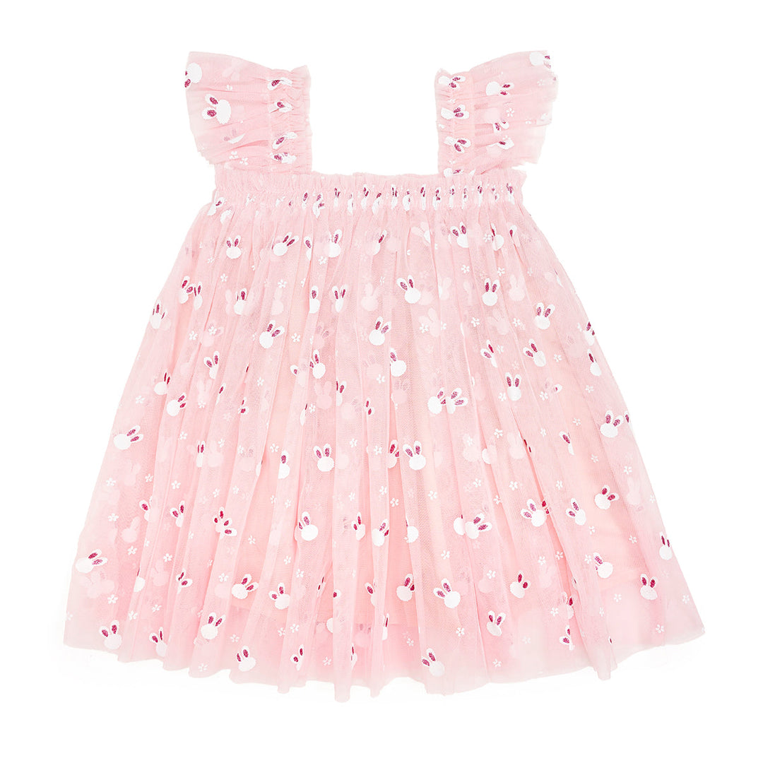Sweet Wink Baby Girls Bunny Easter Tulle Dress - Soft Pink Sweet Wink Baby Girls Bunny Easter Tulle Dress - Soft Pink