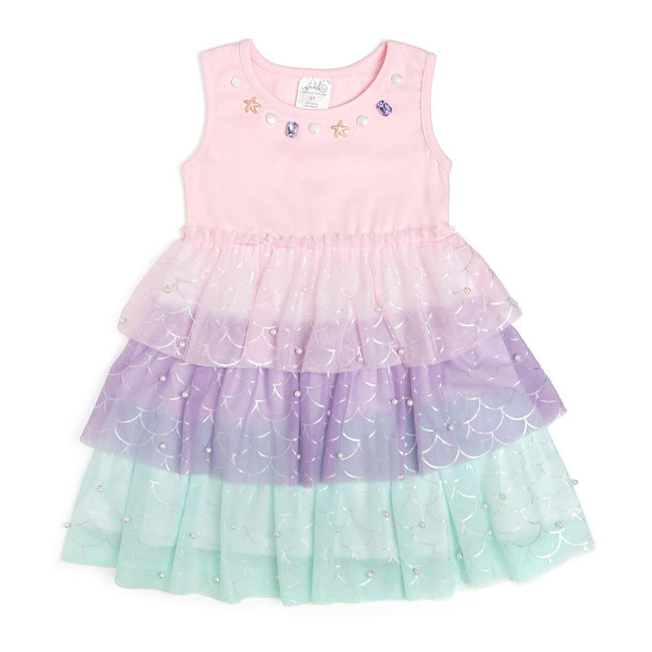 Mermaid Pearl Tank Tutu Dress