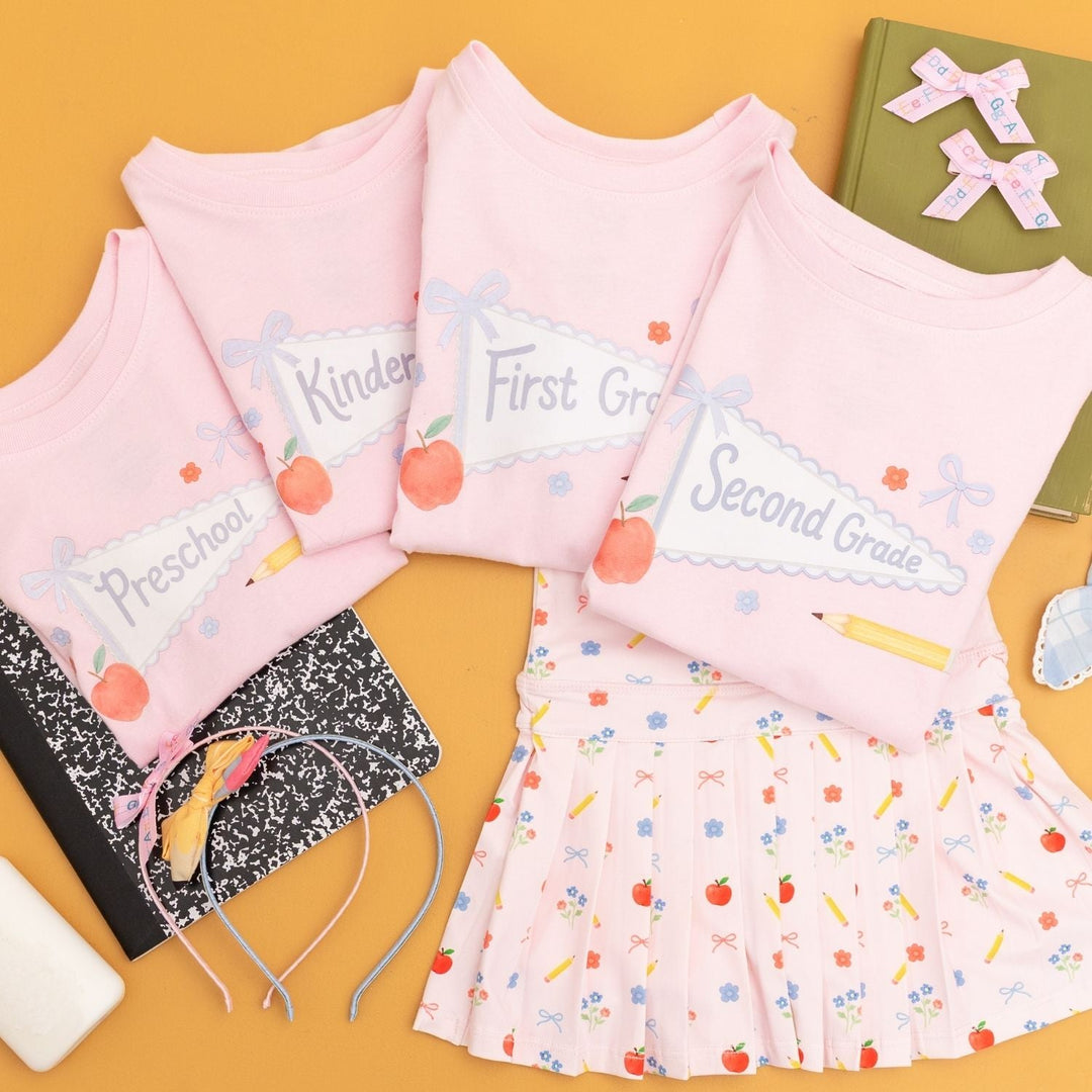 Alphabet Bows Clip Set