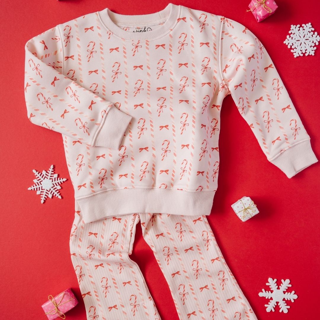 Candy Cane Lane Christmas Sweatshirt - Ballet